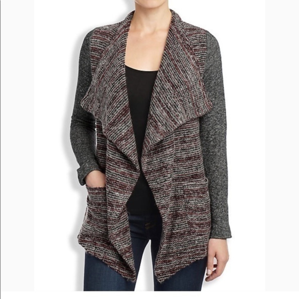 Lucky Brand| lucky lotus Sweater mixed wrap small